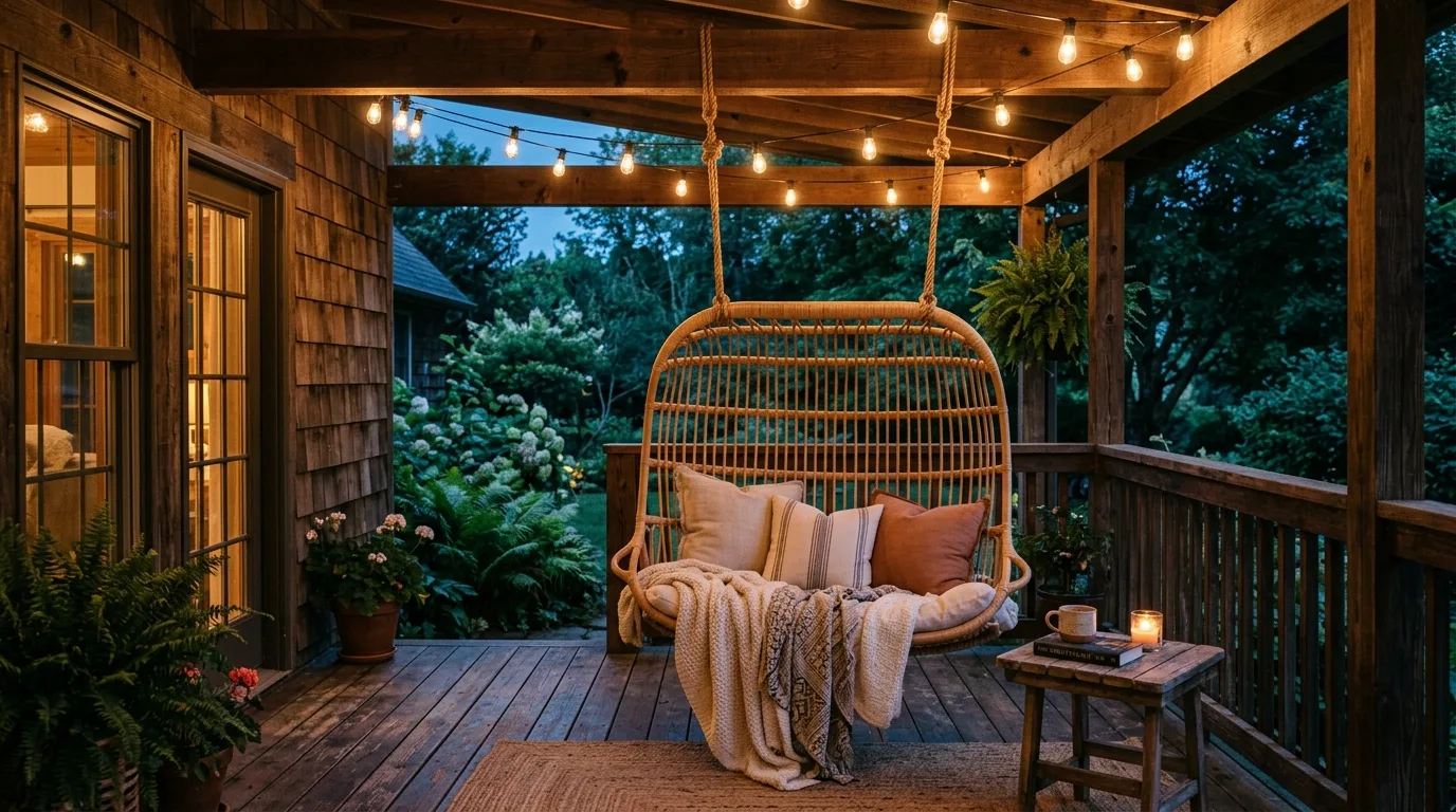 Warm Lighting Around the Porch
